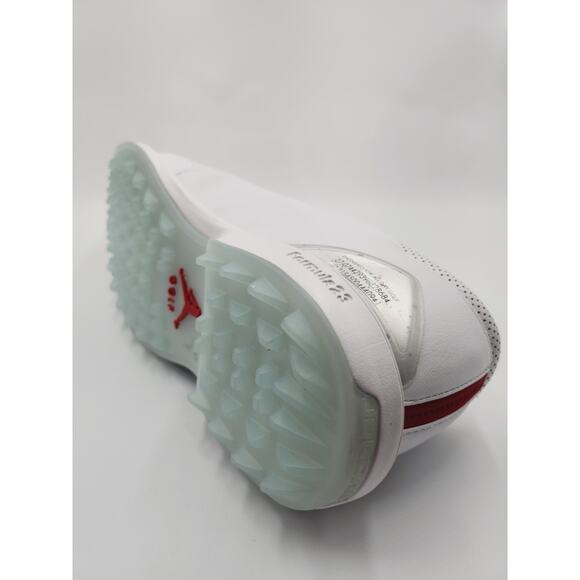 Men\'s Size 11.5 Nike Golf Shoes Air Jordan ADG 5 Low White Fire Red FQ7874-101 main image 2